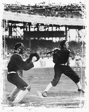 Christy Mathewson Batting Practice 1911